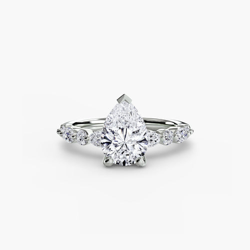 Solitaire with Eternity Pavé 2 The Perfect Carat