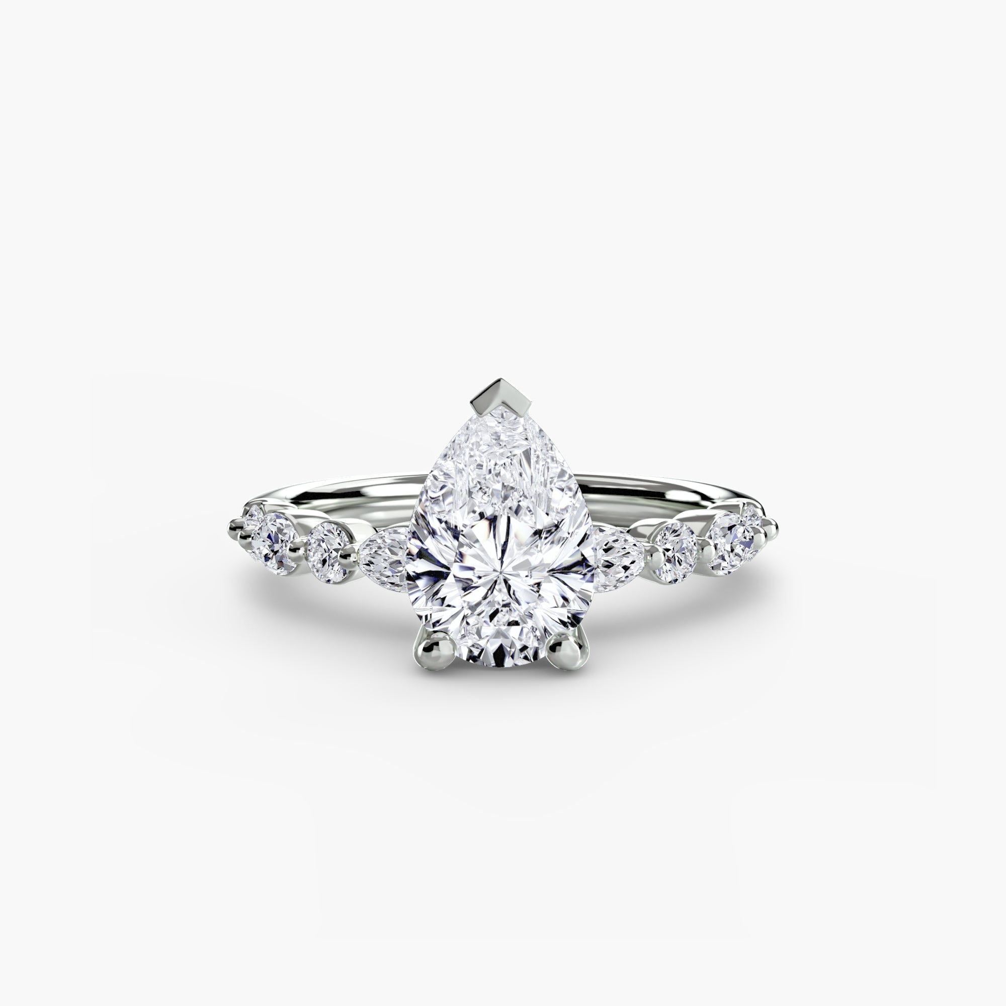 Solitaire with Eternity Pavé 2 The Perfect Carat