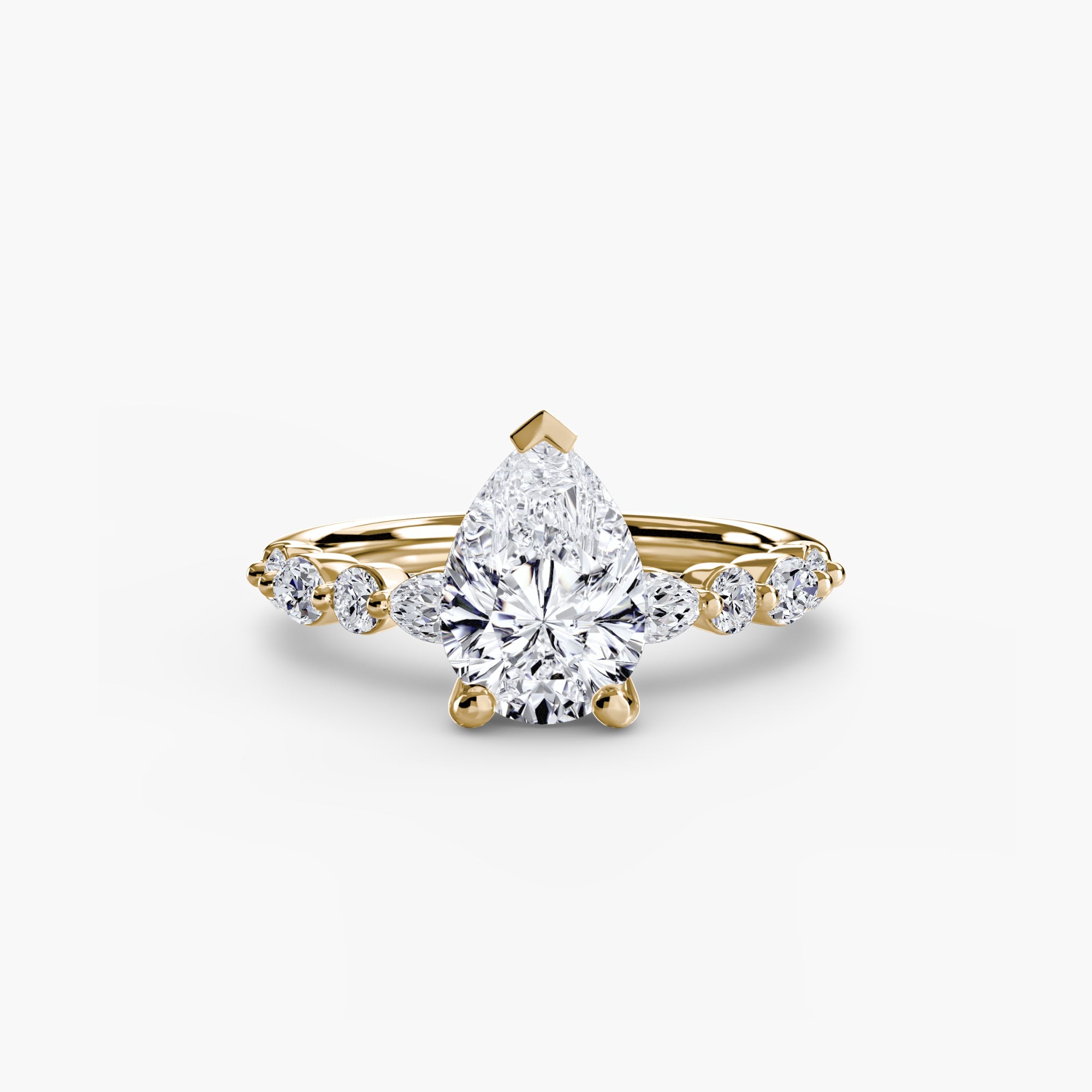 Solitaire with Eternity Pavé 2 The Perfect Carat