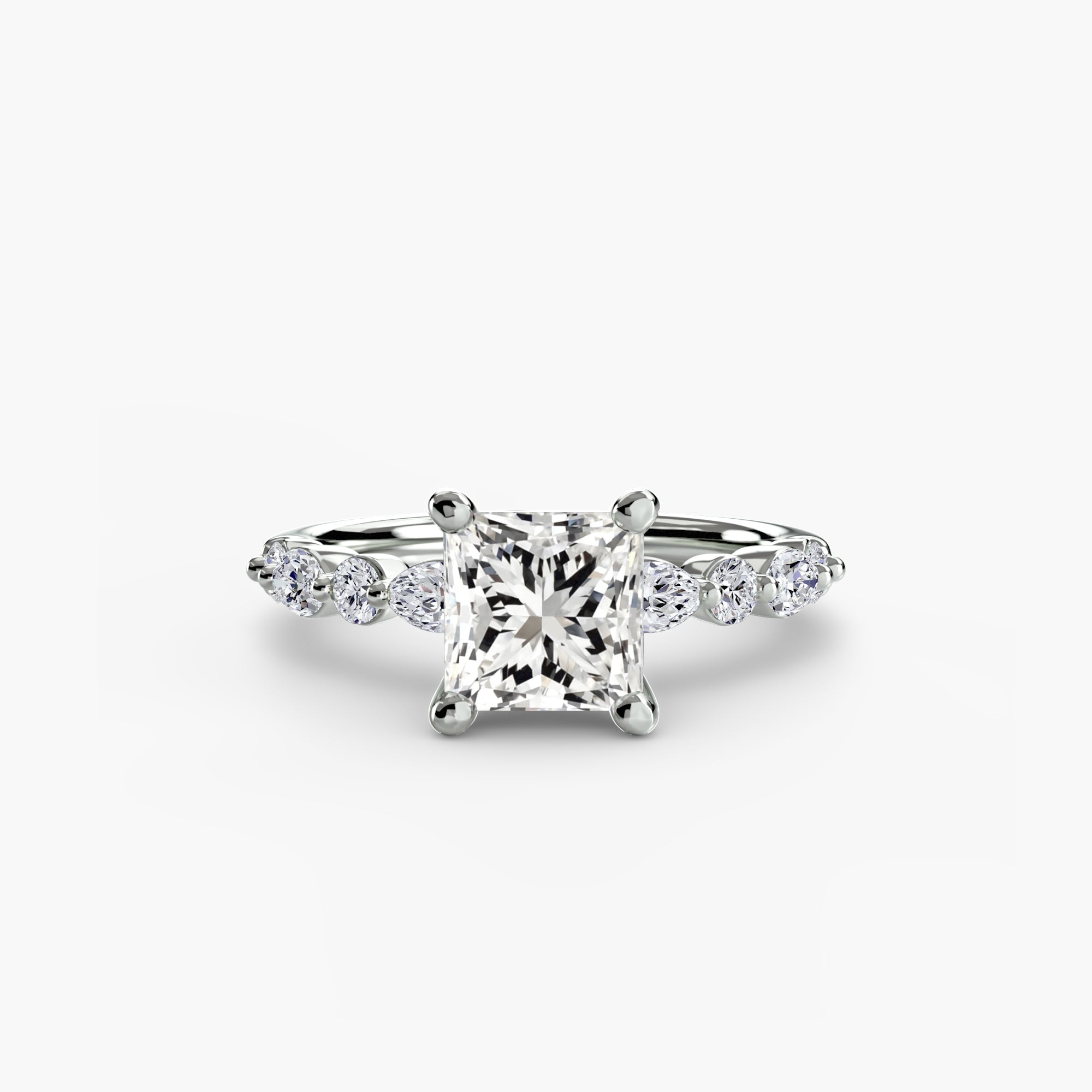 Solitaire with Eternity Pavé 2 The Perfect Carat