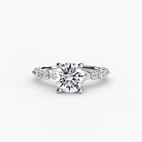 Solitaire with Eternity Pavé 2 The Perfect Carat