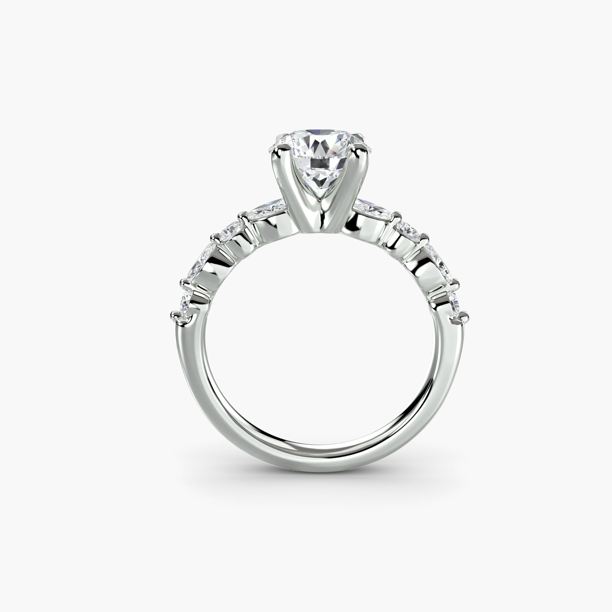 Solitaire with Eternity Pavé 2 The Perfect Carat