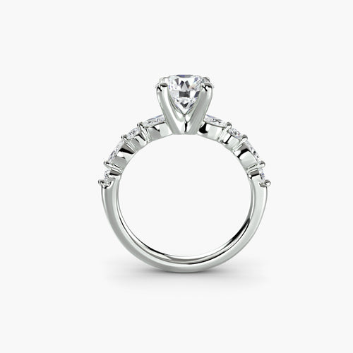 Solitaire with Eternity Pavé 2 The Perfect Carat