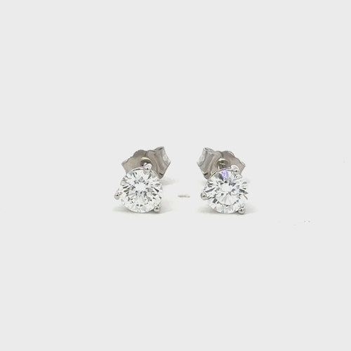 1 Carat Diamond Stud Earrings